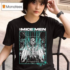 Of Mice Men Spring Tour Skeleton T Shirt