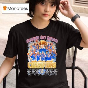 Oklahoma City Thunder Nba Final Champions Signatures T Shirt