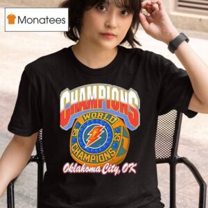 Oklahoma City Thunder Ring World Champions T Shirt