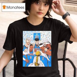 Oklahoma City Thunder Team Nba Champions Cartoon T Shirt