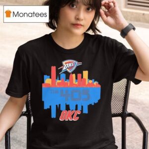 Oklahoma City Thunder The City Skyline T Shirt
