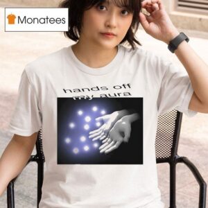 Phil Lester Wearing Hands Off My Aura T Shirt