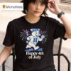 Pig Happy Th Of July Firework T Shirt