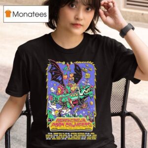Psychedelic Porn Crumpets European Tour August Dates T Shirt