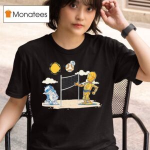 R D C Po And Bb Droids Playing Volleyball T Shirt