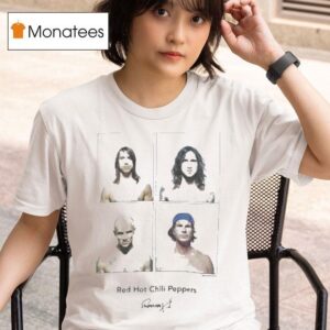 Red Hot Chili Peppers X Ross Halfin X Standard Members Color Photo T Shirt