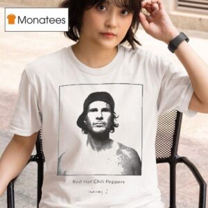 Red Hot Chili Peppers X Ross Halfin X Standard Flea Bw Photo T Shirt