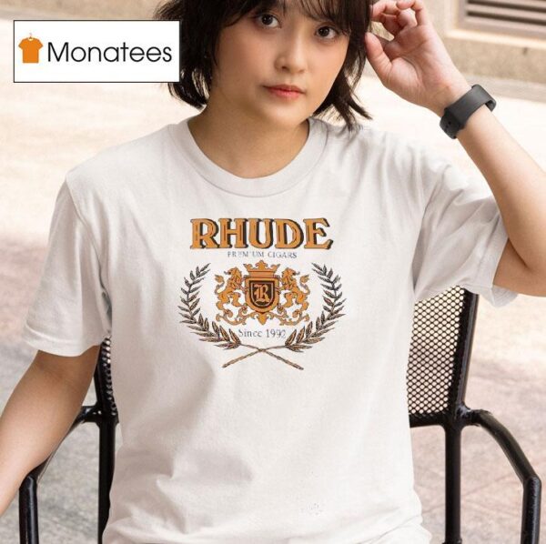 Rhude Premium Cigars Since Logo T Shirt
