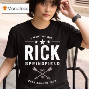 Rick Springfield I Want My S Since Summer Tour T Shirt