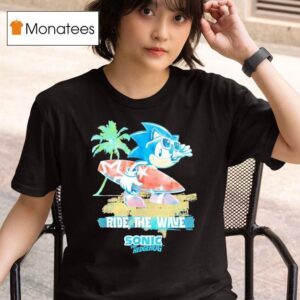 Ride The Wave Sonc The Hedgehog T Shirt