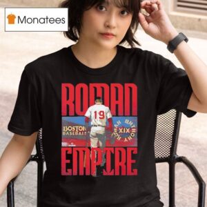 Roman Anthony Boston Red Sox Roman Empire Stadium T Shirt