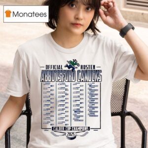 Roster Abbotsford Vancouver Canucks Calder Cup Champions T Shirt