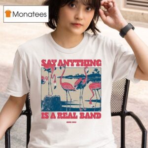 Say Anything Is A Real Band Since Flamingos T Shirt
