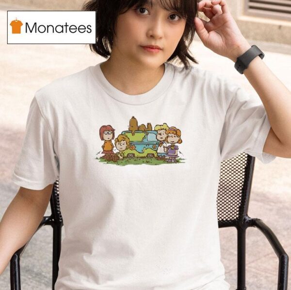 Scooby Doo And Those Meddling Kids Style Peanuts T Shirt