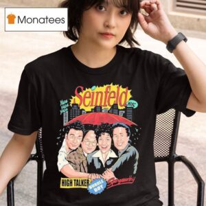Seinfeld High Talker Bubble Boy Spongewontly Cast Yada Yada Yada Nyc T Shirt