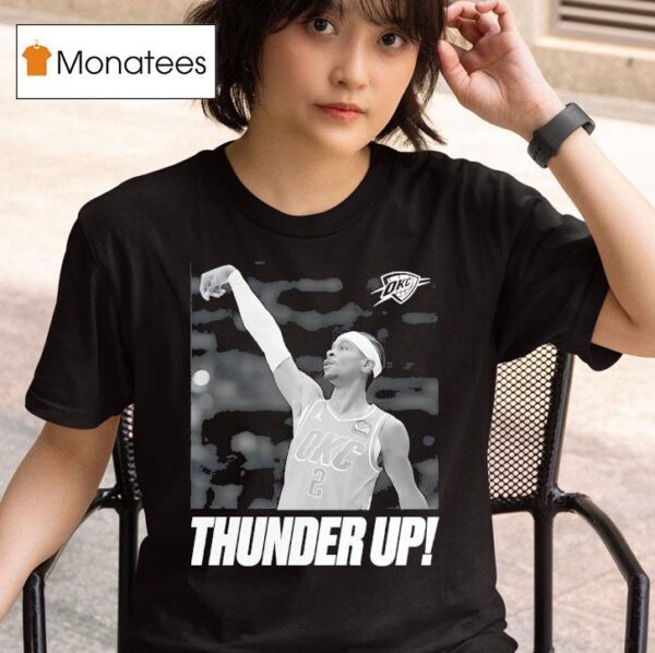 Shai Gilgeous Alexander Oklahoma City Thunder Up Finals Champions Photo T Shirt