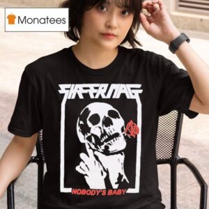 Sheer Mag Nobody S Baby Rose Skull T Shirt