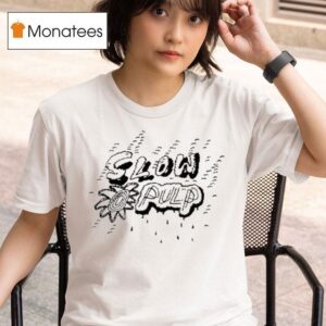Slow Pulp Fuzzy Logo T Shirt