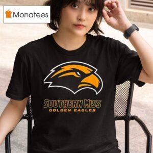 Southern Miss Golden Eagles Logo T Shirt