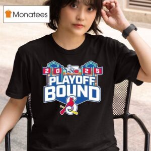 Springfield Cardinals Playoff Bound Logo T Shirt