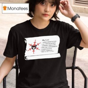 Technoblade My List World Domination All The Potatoes Winning This Game End The Government A Good Outfit Burnt Bridges When We Get To Them T Shirt
