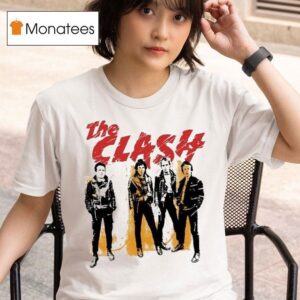The Clash Live Show Tour Graphic Photo T Shirt