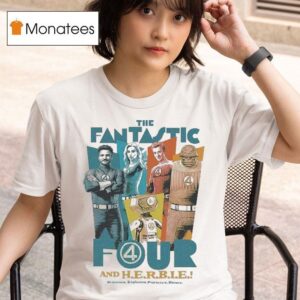 The Fantastic Four And Herbie First Steps First Steps Five Heroes Marvel T Shirt