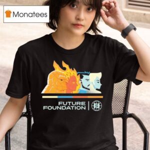 The Fantastic Four First Steps Promotional Art Future Foundation Logo T Shirt