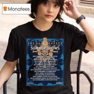 The Halo Effect Summer Shows Tour Dates T Shirt