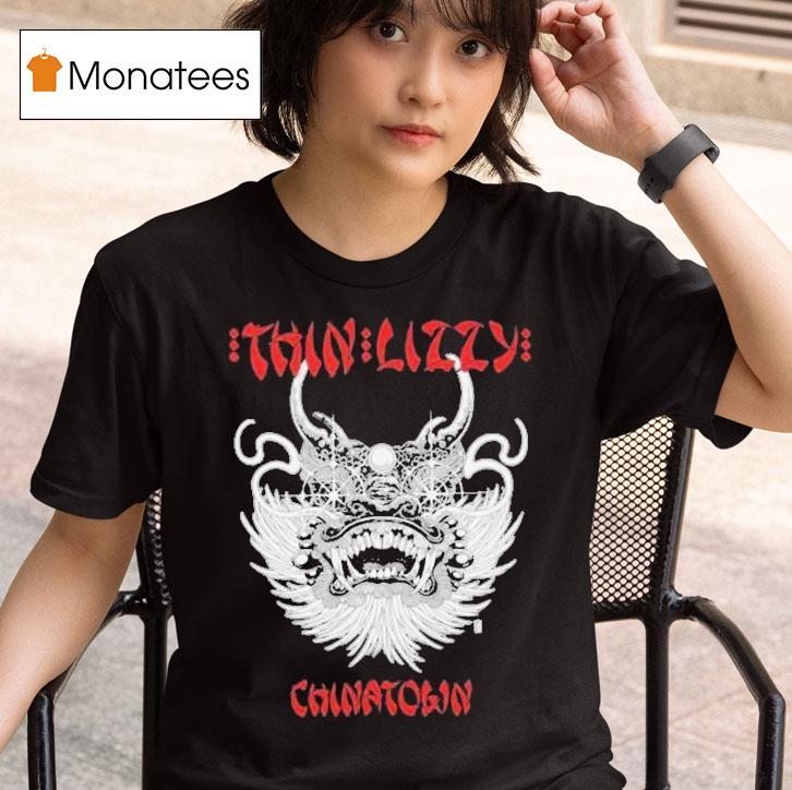 Thin Lizzy Chinatown Dragon T Shirt