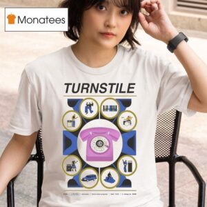 Turnstile Letnia Scena Progresji In Warsaw Poland Jun T Shirt