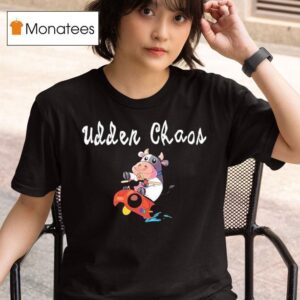 Udder Chaos Moo Moo Meadows Cow T Shirt