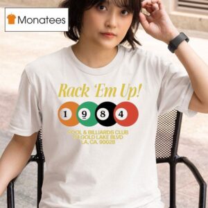 Vice Rack Em Up Pool And Billiards Club Gold Lake Blvd La Ca T Shirt