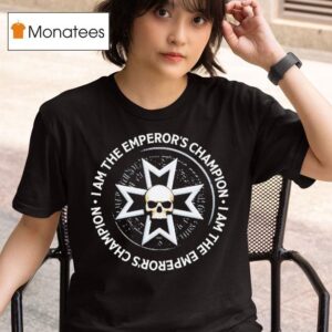Warhammer Black Templars I Am The Emperor S Champion Logo T Shirt