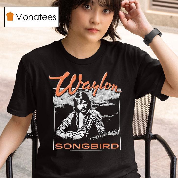 Waylon Jennings Songbird Album T Shirt