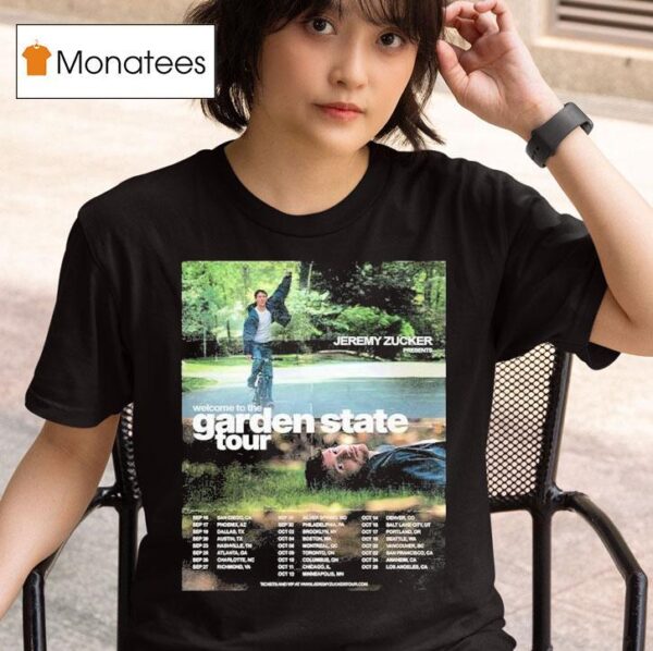 Zucker Welcome To The Garden State Tour Dates T Shirt