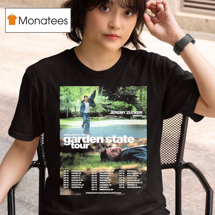 Zucker Welcome To The Garden State Tour Dates T Shirt