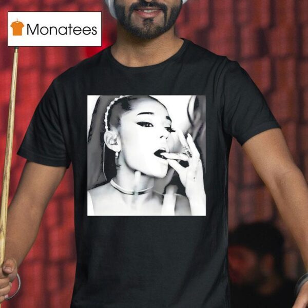 Ariana Grande Glamorous Black And White T Shirt