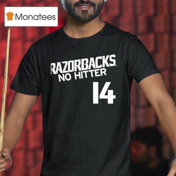 Arkansas Razorbacks Ncaa Baseball Men S College World Series No Hitter T Shirt
