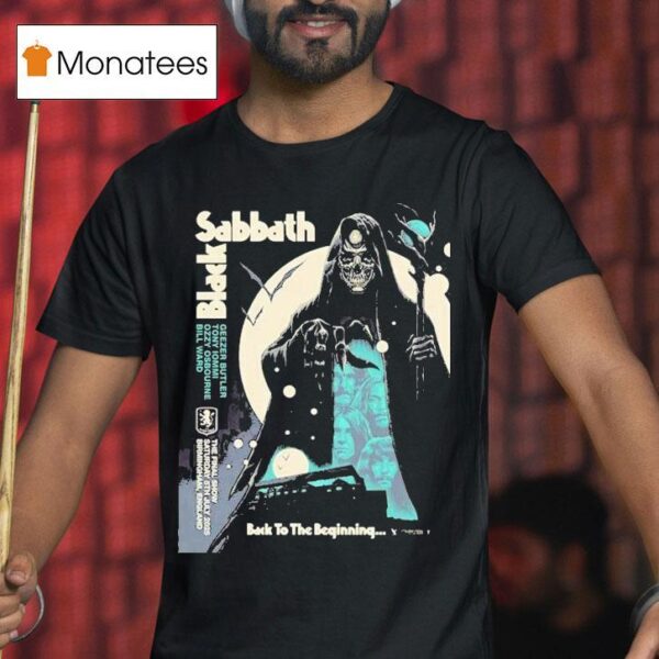 Black Sabbath Skeleton Back To The Beginning The Final Show At Villa Park Birmingham On July T Shirt