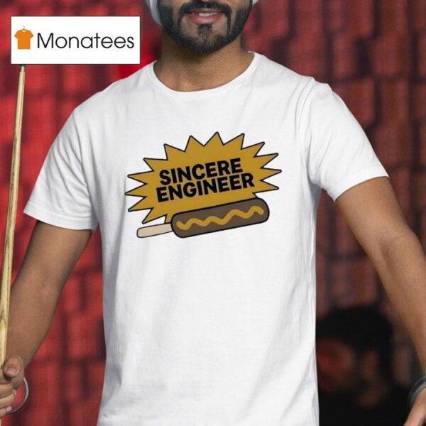 Blue Corn Hot Dog Sincere Engineer T Shirt