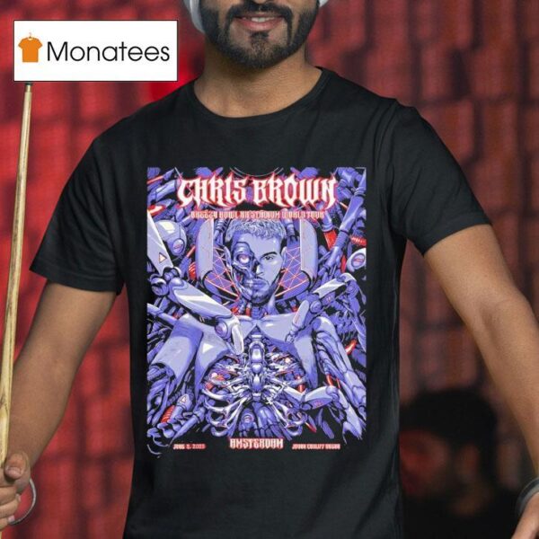 Chris Brown Amsterdam Breezy Bowl Xx Stadium World Tour Gig At Johan Cruijff Arena On June T Shirt