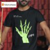 Damon B Patient Damon Karma Barlow Db Hand Skeleton Rings T Shirt