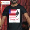 Gunther Eagleman Thank You The World T Shirt
