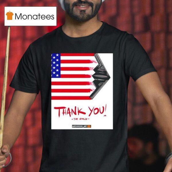 Gunther Eagleman Thank You The World T Shirt