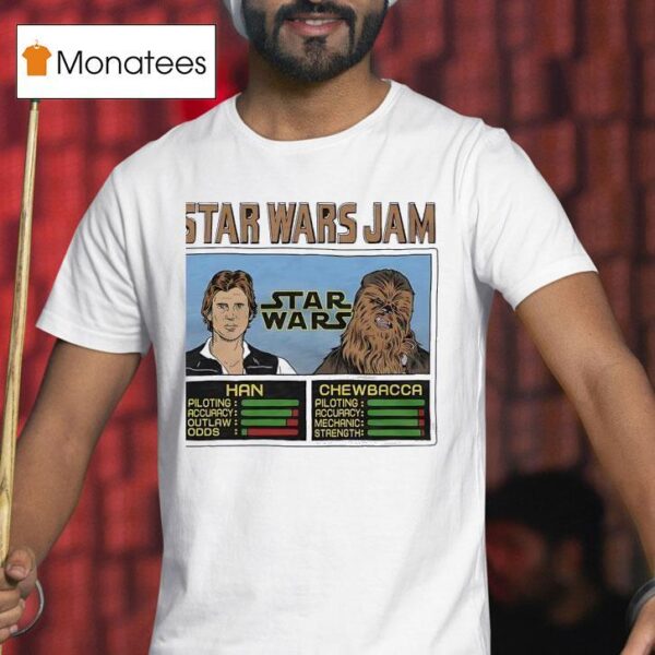 Han And Chewbacca Star Wars Jam T Shirt