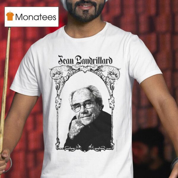 Jean Baudrillard Photo T Shirt