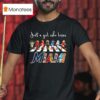 Just A Girl Who Loves Miami Marlins Panthers Heat Inter Miami Dolphins Mascots Walking Across T Shirt