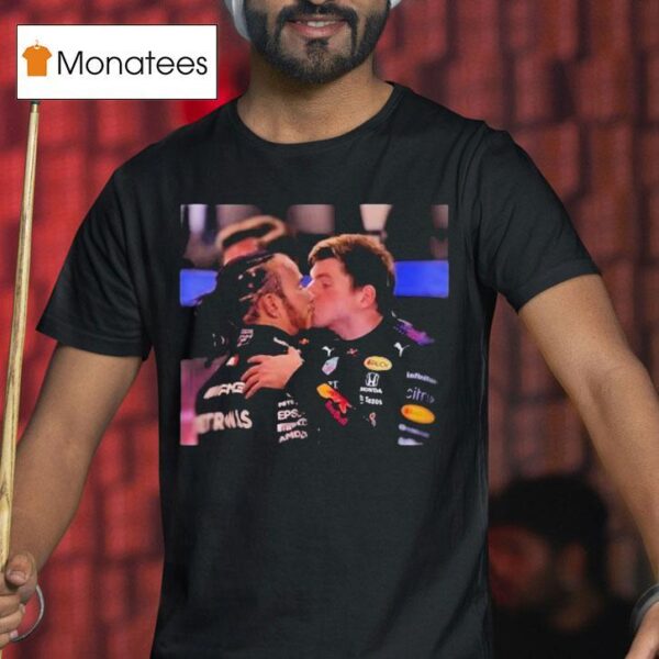 Lewis Hamilton And Max Verstappen Kissing T Shirt