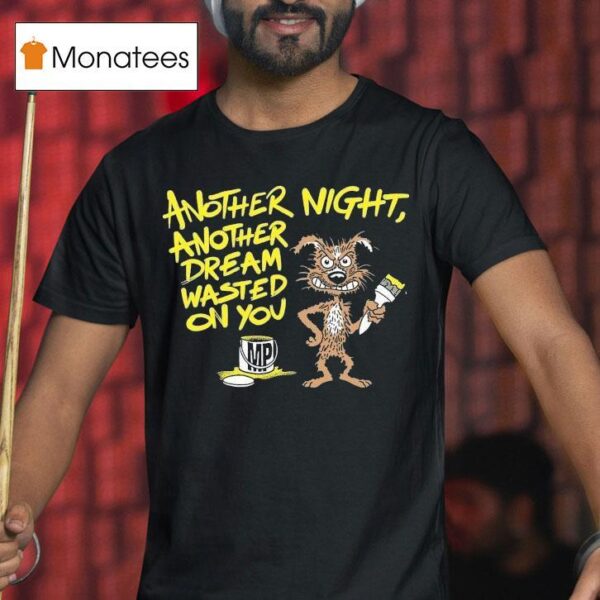 Mayday Parade Another Night Another Dream Wasted On You Graffiti Dog T Shirt